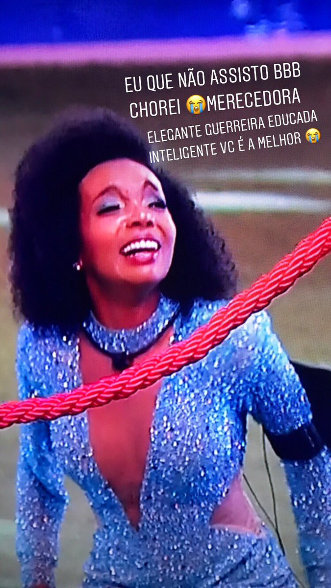 jndsdinho's tweet photo. Merecedora Thelminha 👍🏽💪🏽 https://t.co/hnTcdUhlro