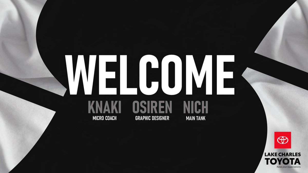scionesports's tweet photo. 📢PUBLIC SERVICE ANNOUNCEMENT📢
We'd like to officially welcome three new members to our Scion Family! 🤟
🧠 @knaki_ow
🎨 @Osiren_
🛡️ @nich_ow https://t.co/WEFmPvbuE0