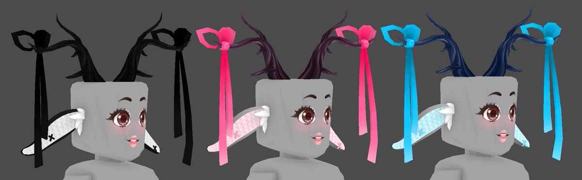 Erythia على تويتر Ik I Ve Been Horrifying You Guys With My Creations These Past Few Days So Here S Something A Little Softer Little Antlers With Bows Super Soft Felt Ears - erythia at roblox on twitter hey guys im a part of ugc and