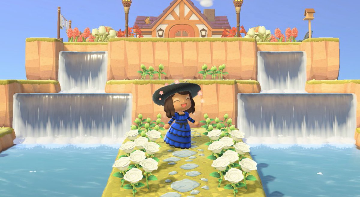 DodoTaylor's tweet photo. Starting to hate how much time I spend terraforming but dammnnnn I like the way it looks 😍🥰 #AnimalCrossingNewHorizons #acnh #ACNHDesigns https://t.co/S1FbZr1H4C