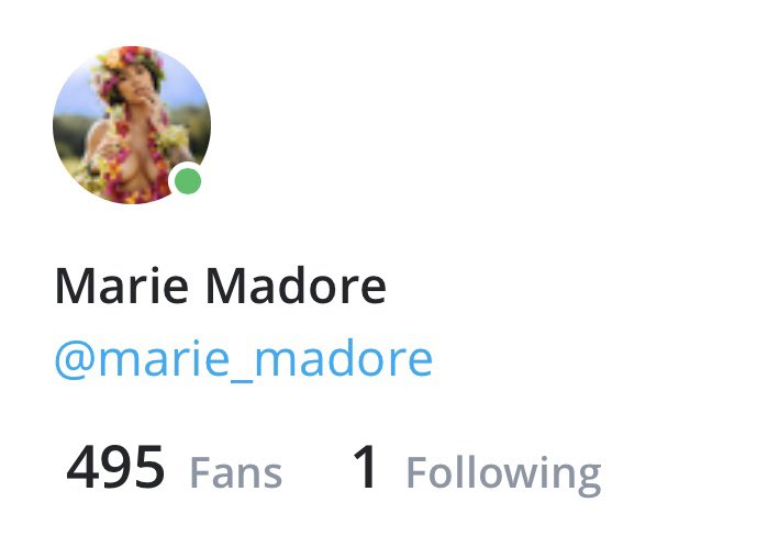 TW Pornstars - Marie Madore. Twitter. The next 5 subs get my exclusive content for half off!. 4: