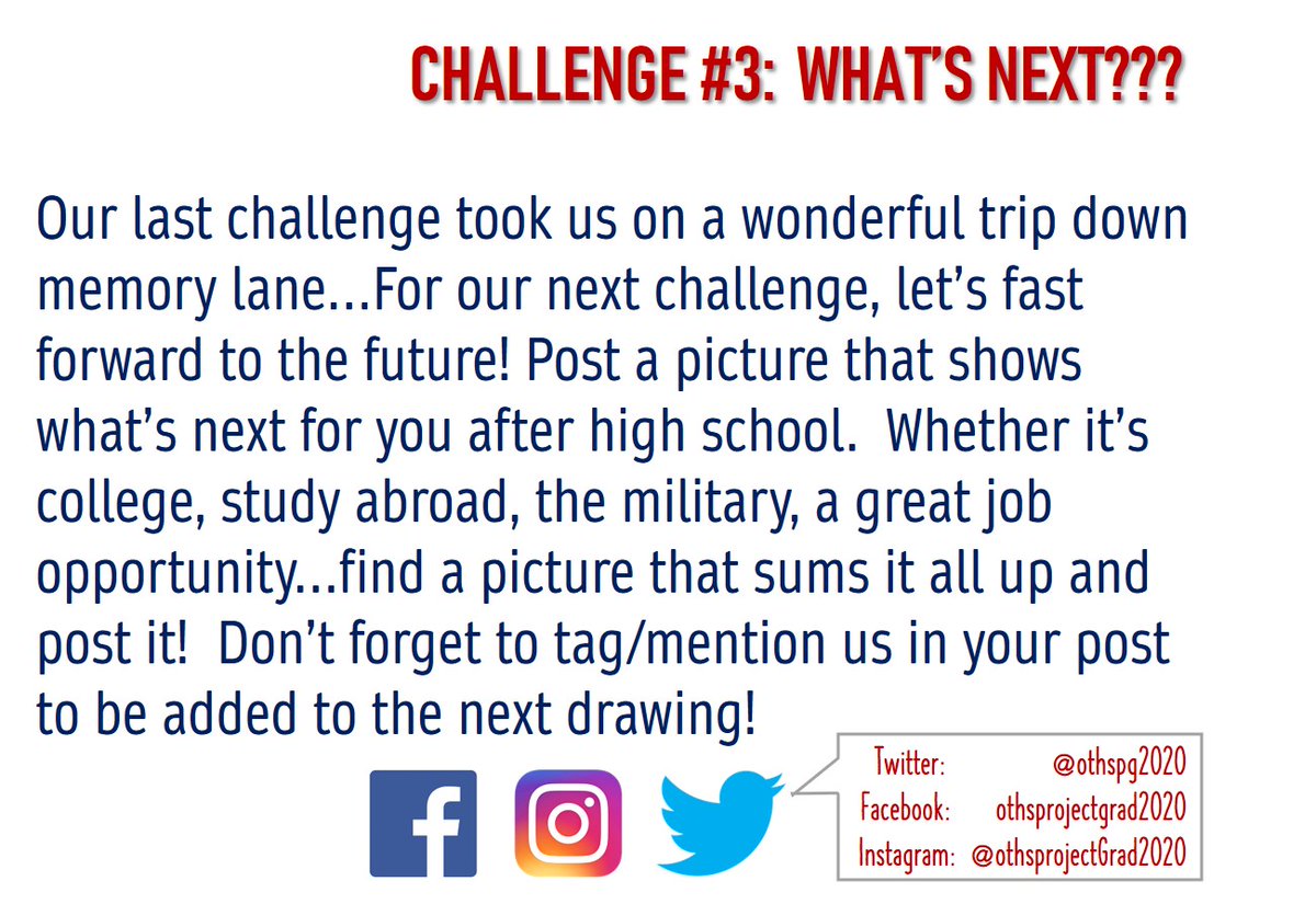 OTHS 2020 Project Grad tweet media