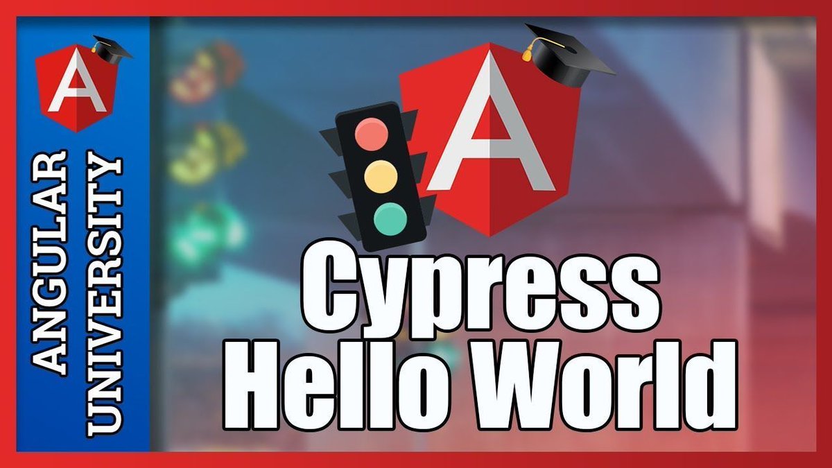 💥 Angular E2E (End To End) Testing - Hello World with Cypress
buff.ly/2ZrBECq