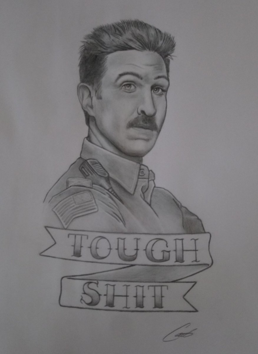 Cait_Smith's tweet photo. Today I drew a Neo-traditional #pabloschreiber as Mendez from OITNB. Different style for me and had so much fun with this one! @schreiber_pablo @pablosellipsis @spainpabloschr1 #OITNB #PortfolioDay https://t.co/YB5hF9dal0