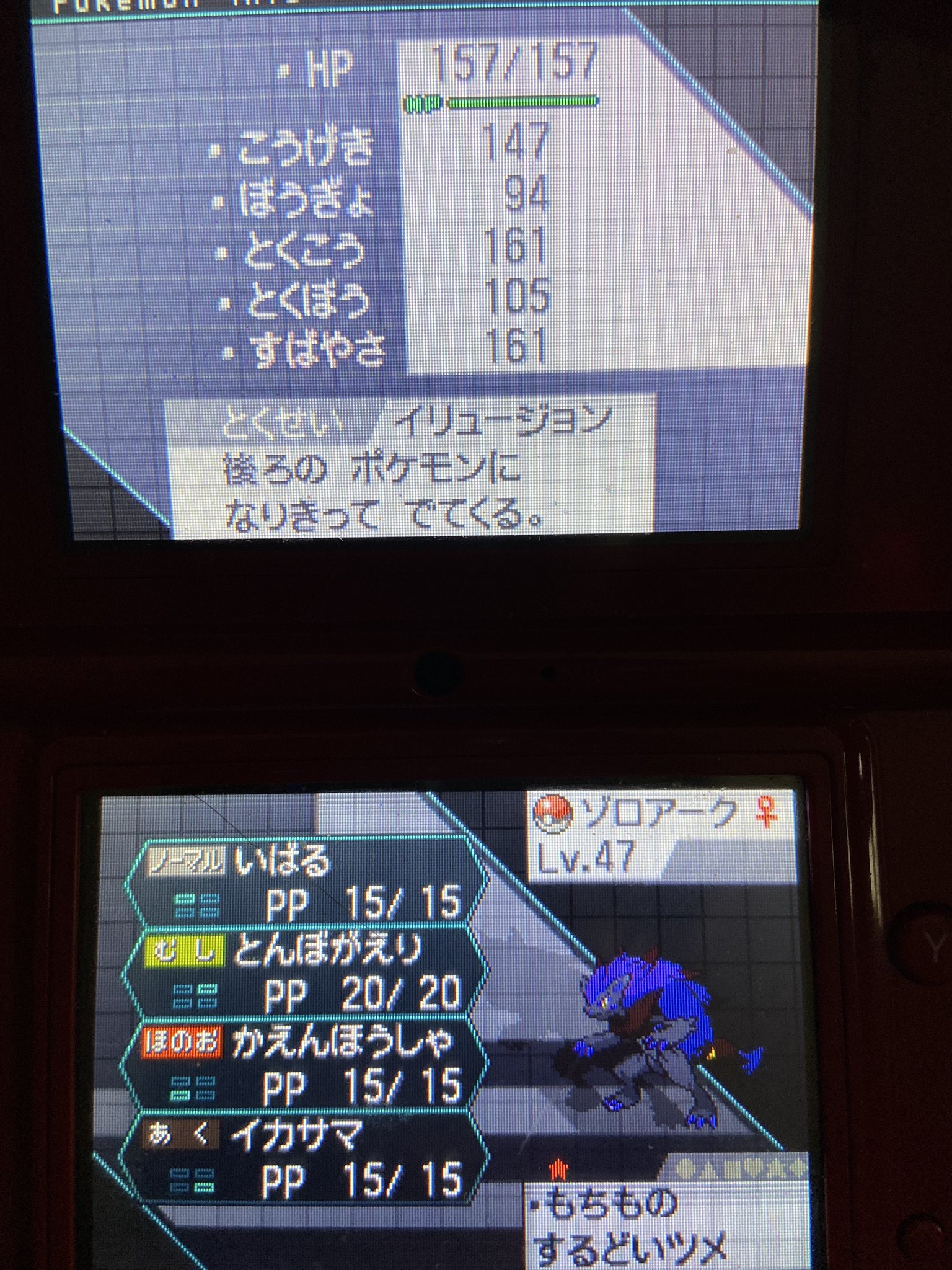 梟 色違いな上に５ｖのゾロアーク出来たぞー なおbw T Co Ohw2kau4iq Twitter