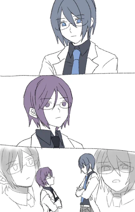桜庭薫と薬研藤四郎
多分腹違いの兄弟です

眼鏡!!忘れてましたので再投稿です 