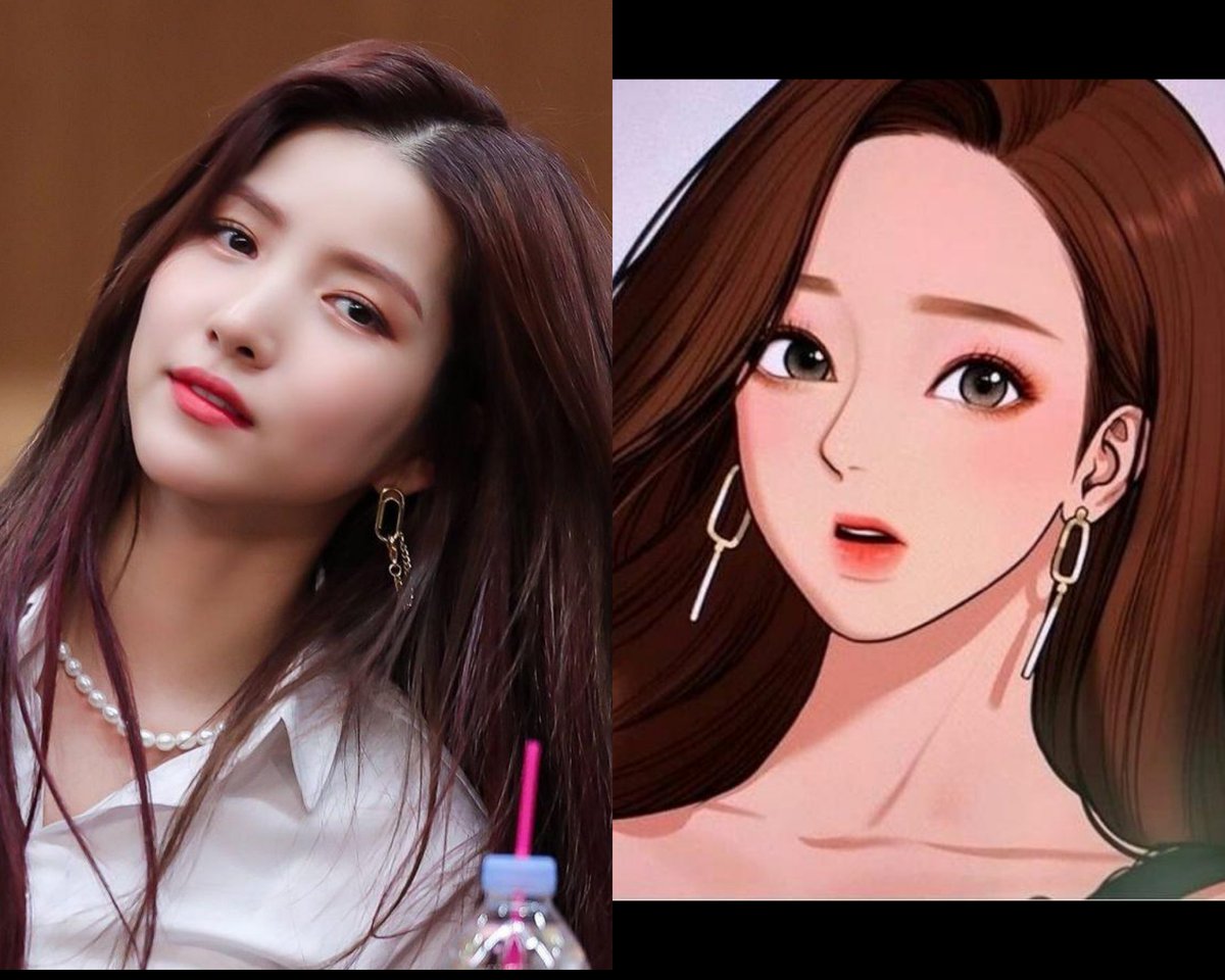 andrea_9703's tweet photo. @Koreaboo #TrueBeauty_Sowon  she's identical... even  the outfits. 🙌🏻❤👑 @GFRDofficial  #GFRIEND https://t.co/R2I3zzQXuW