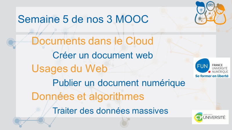 CompetencesT's tweet image. Déjà la cinquième semaine !
@UniversiteCergy
@Pix_officiel
@FunMooc