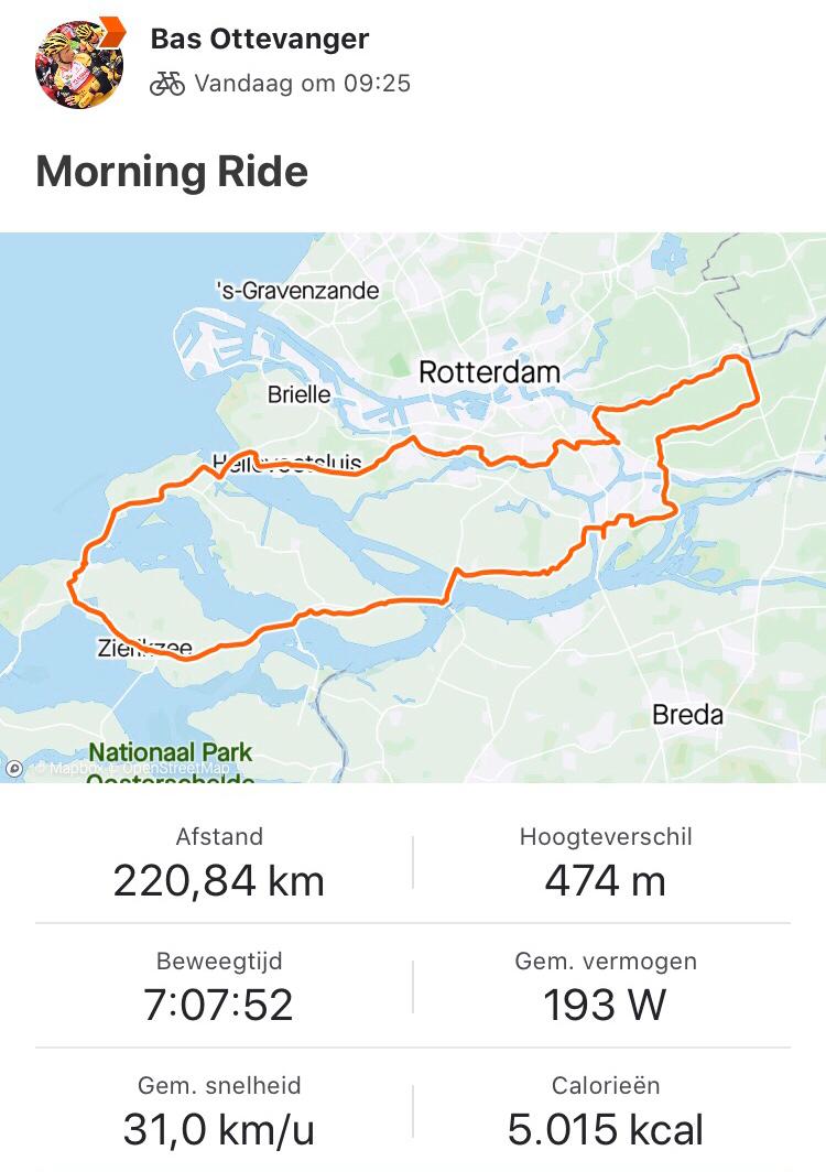 Wielrenner <a href="/BasOttevanger/">𝘉𝘢𝘴 𝘖𝘵𝘵𝘦𝘷𝘢𝘯𝘨𝘦𝘳</a> geniet ook van het fietsen zelf, zonder bezig te zijn met puur en alleen beter worden: “Doordat de wedstrijden allemaal afgelast zijn, is er nu veel tijd om eens wat dingen te doen die normaal ‘onnodig’ zijn.” #010naarTokyo