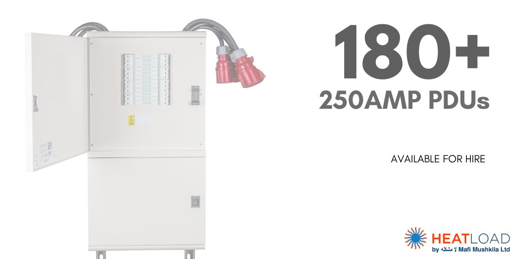 HeatLoadCoUk's tweet image. We now stock over 180 x 250AMP PDUs in our rental fleet!

Our PDUs are small part of our massive inventory including products like; #HeatLoad units, Rack Mounted #ServerEmulators, cabling (single phase and 3-Phase), monitoring solutions and much more. 

Message us for a quote!