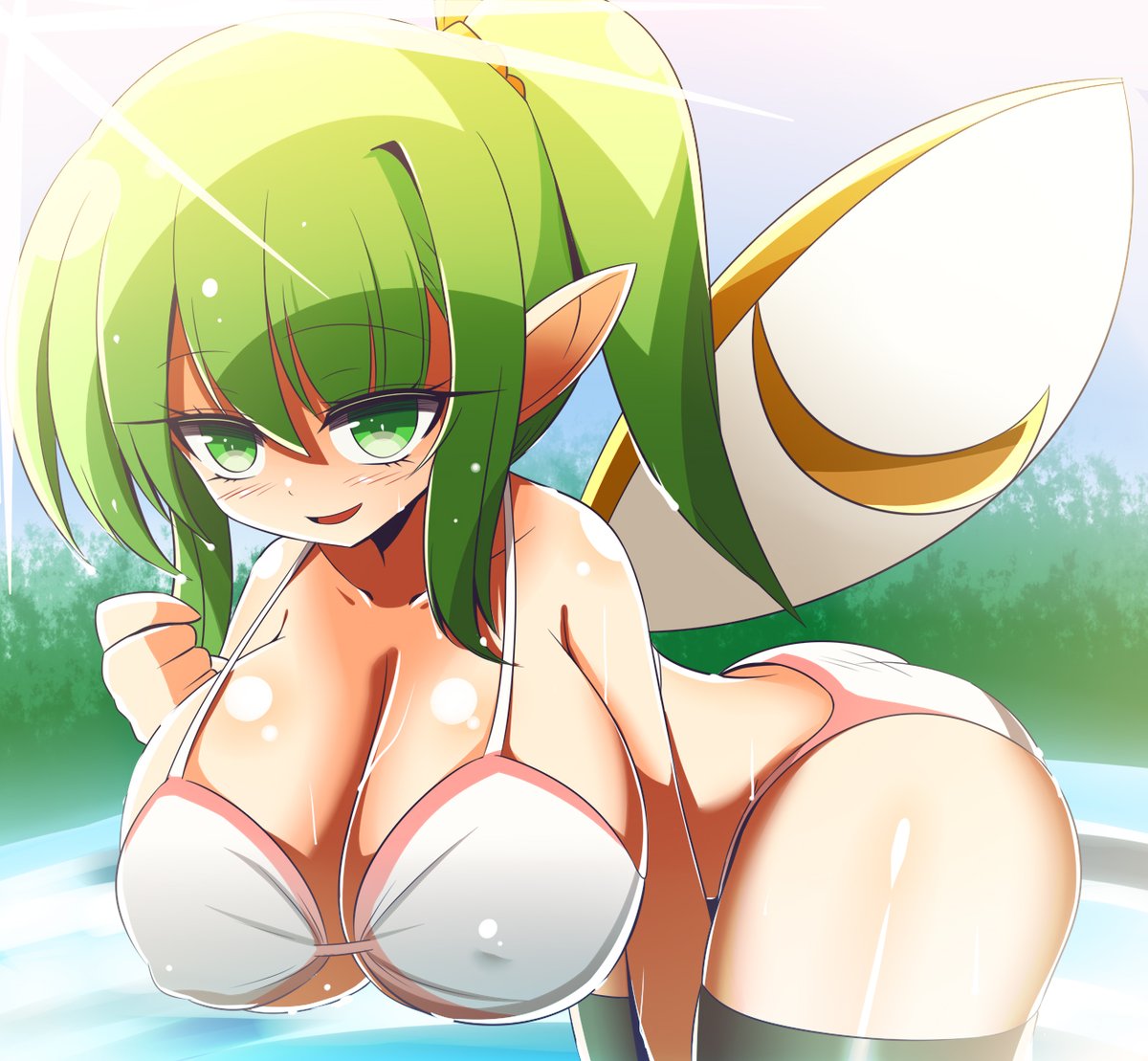 えっちボディを見せつけて遊ぶメスガキ大妖精 