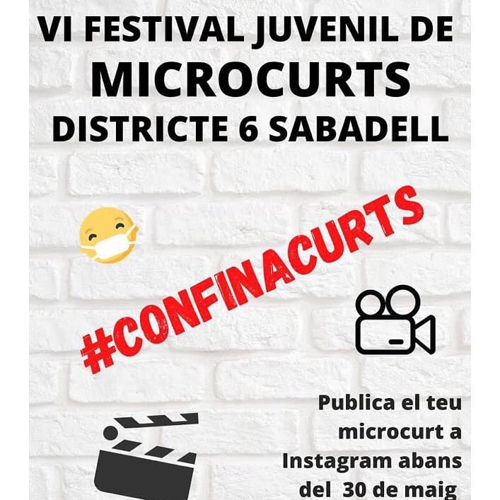 omniaespronceda's tweet photo. Ja tenim aquí el "VI Festival Juvenil de #Microcurts #Districte6 de #Sabadell".
Si voleu participar, envieu les vostres creacions, amb @tiktok_espanol, @instagram o mòbils.
Teniu fins al 30 de maig. Animeu-vos!😊🎨❤️🎬📱
#viuelsbarris #mcc6 #el6alaxarxa #xarxaòmnia #òmniaacasa https://t.co/pEYajSXvWT