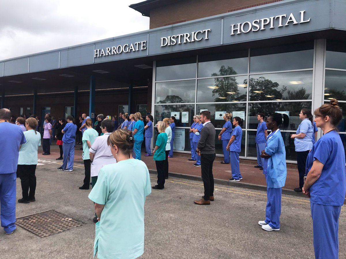 Thank you to #teamHDFT colleagues and people across the country for joining the #minutesilence for all healt &amp; social care workers who have sadly lost their lives in the coronavirus pandemic. This includes our much-loved colleague Josie.