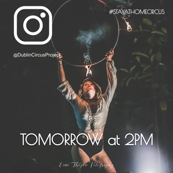 DublinCircus's tweet photo. Tomorrow Wednesday at 2pm #StayAtHomeCircus with #DublinCircusProject
Join us for a Fire performance by LABracadabra on our Instagram, live from Thailand.
Follow LABracadabra on Facebook at https://t.co/Lfk719fJ0u
#Circus @ISACSIreland #CircusIreland #Covid19 #aerialcircus https://t.co/tRw0FI8AJP