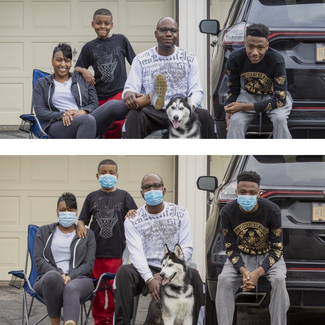 Thank you for your support Linwood Shannon and Family ￼#porchportrait #athomec19 #ecmediagroupllc