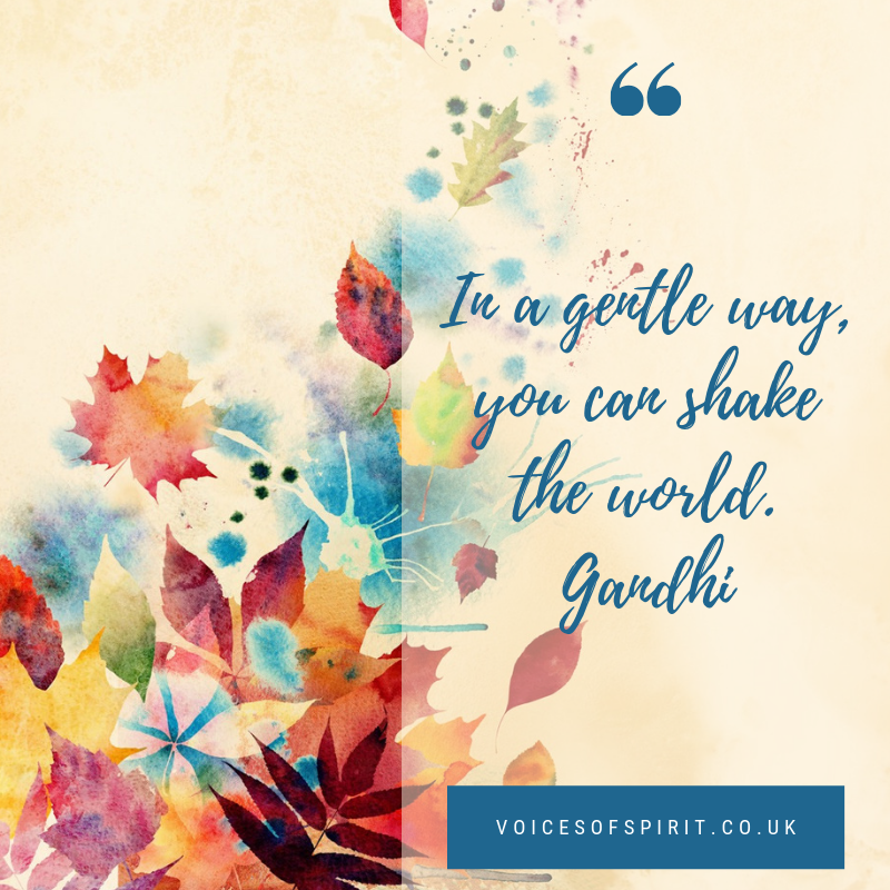 Sarahtwalters's tweet photo. In a gentle way, you can shake the world ๐Gandhi
#PostitiveImpact #BeTheChange #SoulPurpose https://t.co/ePq3zMfRBb