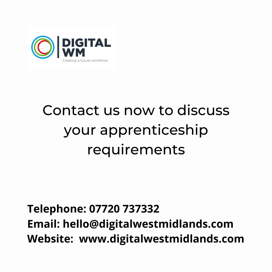 Debbies64's tweet image. Are you planning your Covid-19 Exit Strategy? 

@DigitalWestMids can support you to recruit apprentices or upskill your existing workforce.

For a free Training Needs Analysis or for further information, please contact us.
