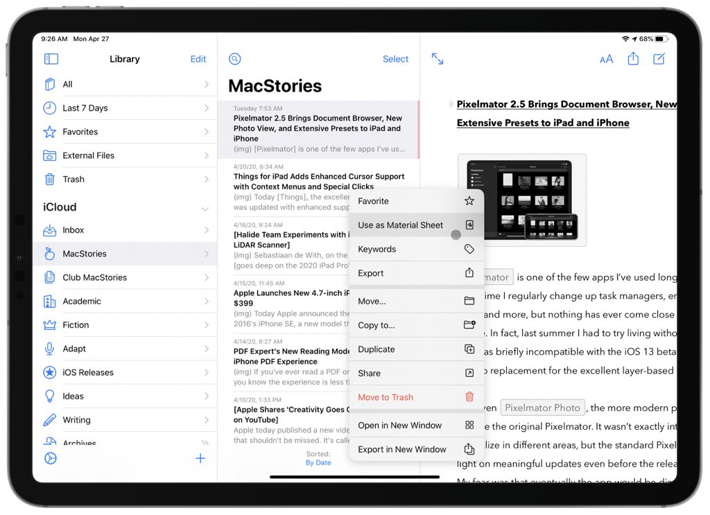 Ulysses If A File Provider Is Grayed Out It Does Not Support Opening Entire Folders Unfortunately It S Up To The Providers To Enable This Feature So Far Icloud Drive And