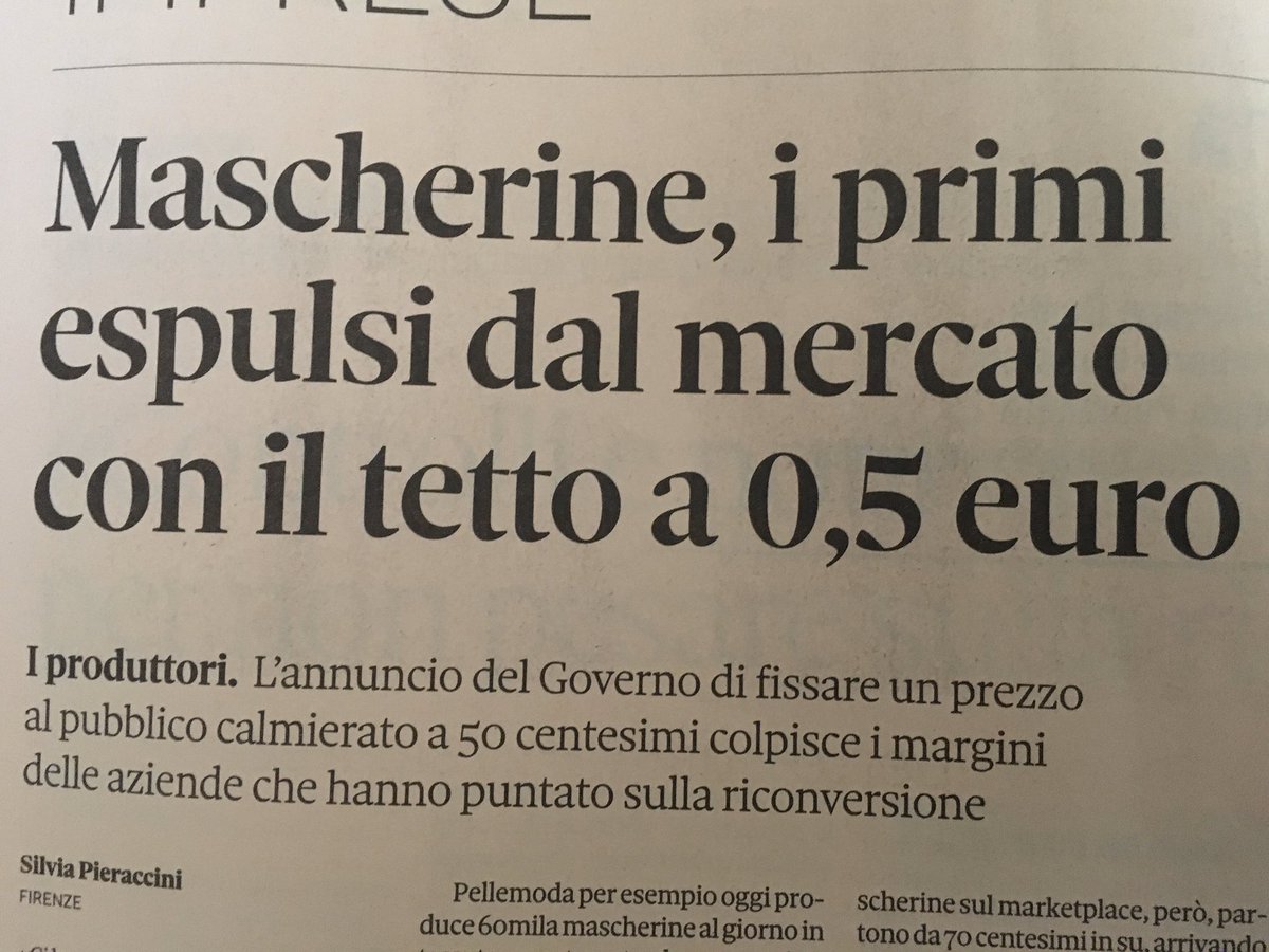 Leonardobecchet's tweet photo. Questo è un bel dilemma. Bisogna pensare solo al benessere del consumatore o anche a quello delle imprese e del lavoro? 
Lo Stato deve intervenire o può lasciar fare al mercato? 
Obbligare a pagare 0,5 fa fuori aziende che avevano già investito nella riconversione...
#COVID19 https://t.co/0EG3Mt5nPo