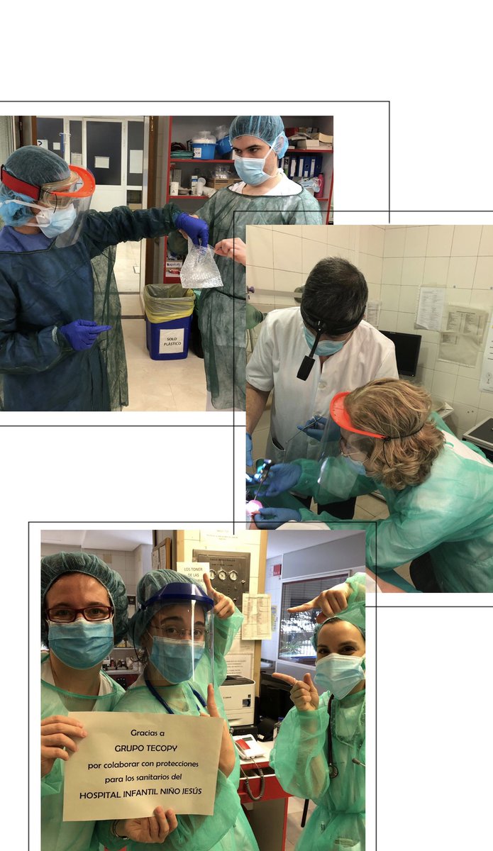 Nos llegan están increíbles fotografías del Hospital Universitario Infantil Niño Jesús 🤩

Nuestro compañero, Eduardo Salete, ha realizado una entrega de más de 40 viseras de protección y varias piezas  de sujeción de mascarillas.