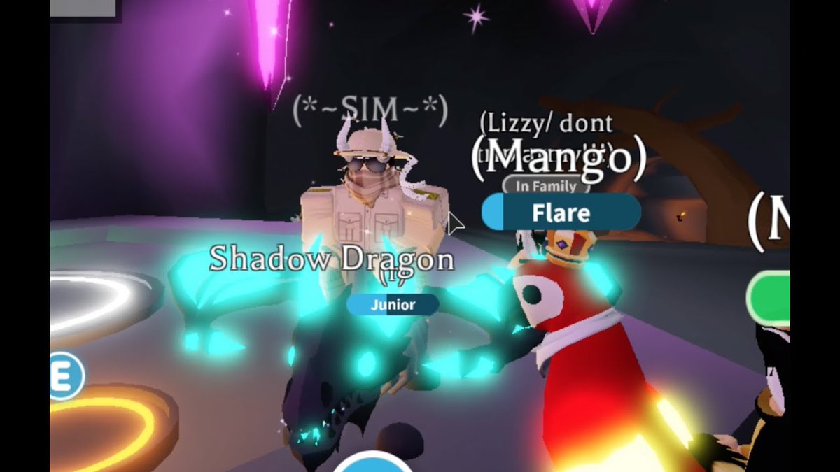 Mega Neon Shadow Dragon Adopt Me Gif