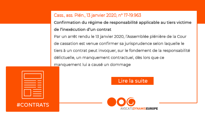 DynamisEurope's tweet photo. [ 🖊️ DYNAMIS ACTU ]

🆕 Découvrez l’article de la semaine à lire sur le site du cabinet Avocats Dynamis Europe ⤵️
https://t.co/SEmDnsSZnZ

#avocats #Contrats #Responsabilité https://t.co/TSCcYvQgDe