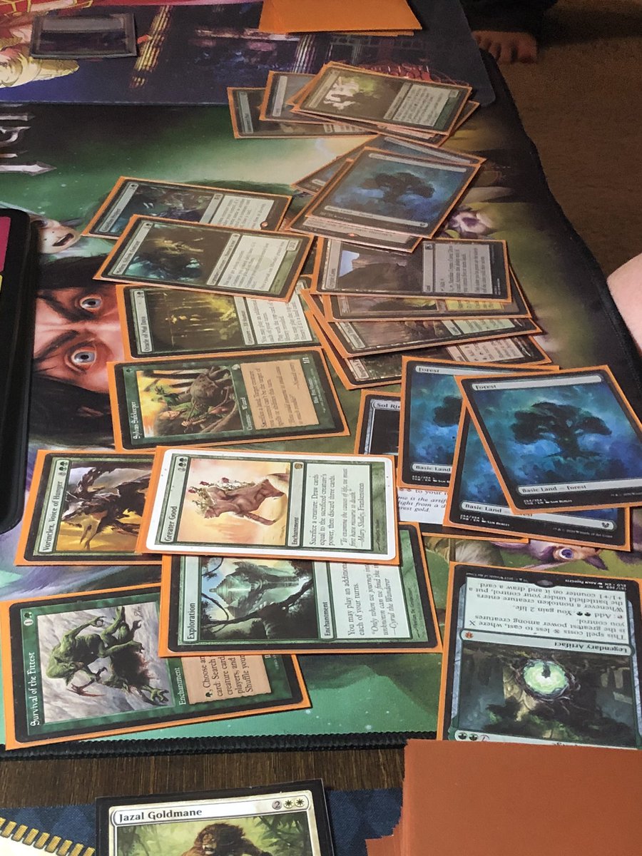 1LandHand's tweet photo. When you’re trying to play commander with you’re partner, but you gotta look at this shit https://t.co/PMkWwlno6p