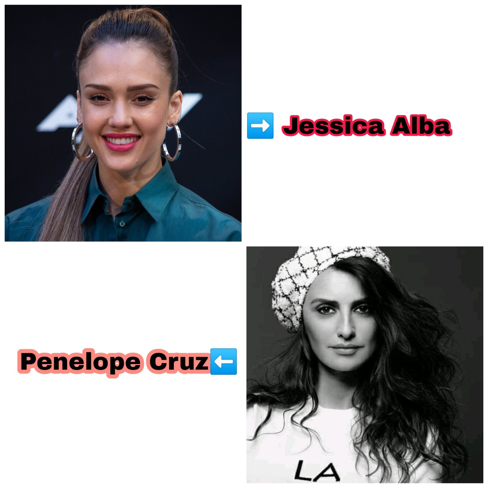 Happy Birthday Jessica Alba and Penelope Cruz.         