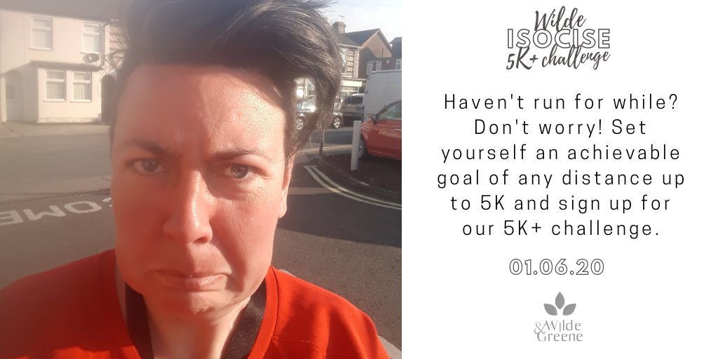 WildeGreene's tweet photo. Need something to look forward to? Why not sign up for our 5K+ challenge? Set yourself an achievable goal and sign up for free by visiting our website: https://t.co/HYtsj1cKBB 
Good luck and stay safe! #wildeandgreene #isocise #positivity #5kplus #wildeisocise5kpluschallenge https://t.co/bcohCfN1jP