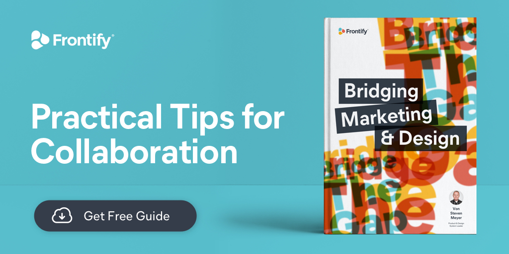 Frontify's tweet photo. Do your designers and marketers collaborate effectively? Being better together isn't about breaking down silos, but finding better ways to connect. π We've got a guide for this very thing: https://t.co/2kZ0L9In9i
#Collaboration #WorkSmarter #Frontify #DiscoverFrontify https://t.co/mP30O9PwVg