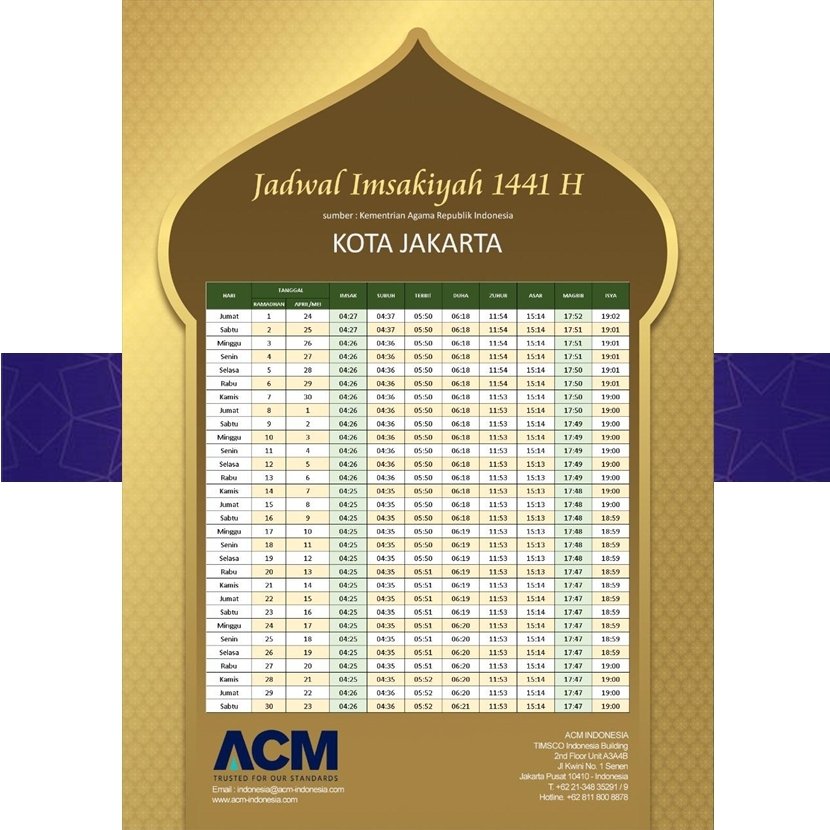 acm_bandung's tweet image. Selamat menunaikan ibadah dibulan Suci Ramadhan✨

#RamadhanKareem #1441H #ACMBandung #Certification #CertificationISO #VendorAssesment #Training #TrainingISO #InternationalStandar