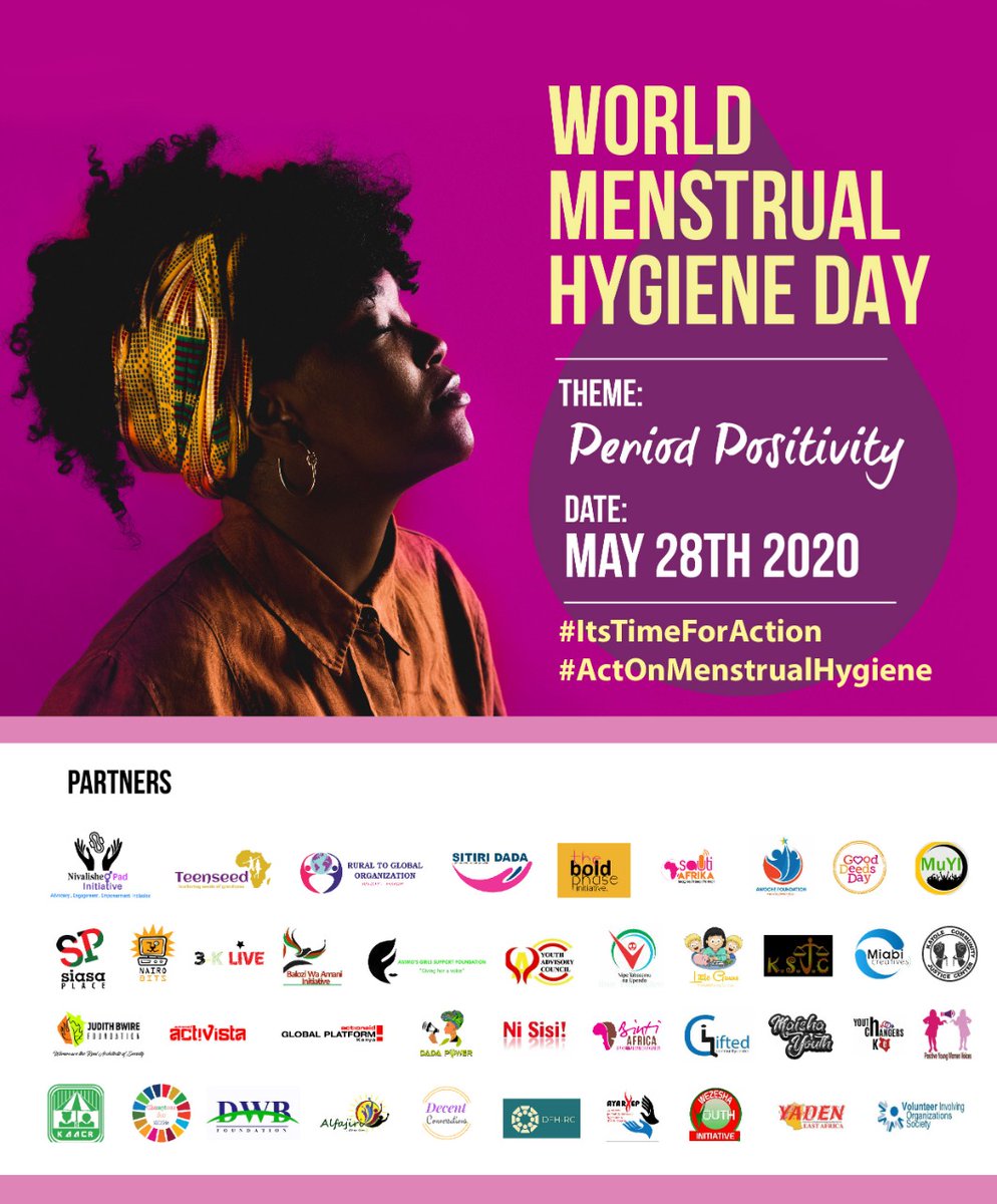 Its Time for Action to end #PeriodStigma #PeriodPoverty. Its Time for Period Positivity. 
@NivalishePadKe @MHDay28May