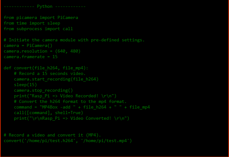 KutluhanAktar's tweet image. Check out my new #tutorial to learn how to convert videos captured in the h264 format by @Raspberry_Pi to the mp4 format using #MP4Box in Python 😀👍

theamplituhedron.com/articles/How-t…

#Python #code #coding #raspberrypi #programming #h264 #mp4 #terminal #camera #image #video #capture