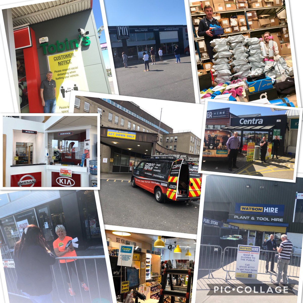 Well done to all essential businesses working hard to keep us in supplies/ services in #letterkenny #donegal #StaySafe #StayHomeSaveLives