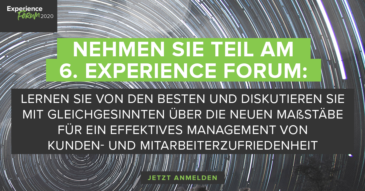 Wir laden Sie ein, auf dem digitalen #ExperienceForum von den Besten alles Rund um das Thema #CustomerExperience und #EmployeeExperience zu lernen. Jetzt kostenfrei anmelden: cxforum.info #online #konferenz