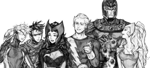 badpostMaximoff's tweet image. House of M family as Vines: a thread.