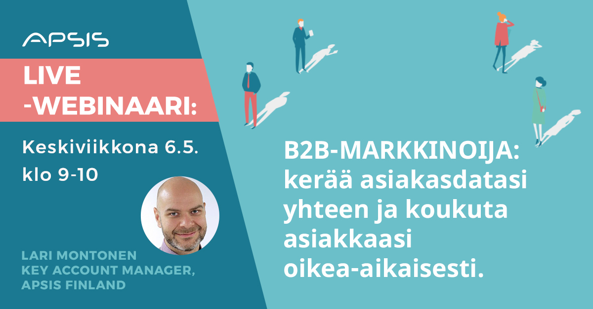 Poikkeusaikana digikanavien kyky palvella B2B-myynnin prosessia on korostunut entisestään. Tule kuulemaan konkreettisten esimerkkien kautta, kuinka voit kerätä käyttäytymisdataa sivuvierailijoistasi ja luoda kohdennettua viestintää. Ilmoittaudu: bit.ly/2zsDQPa