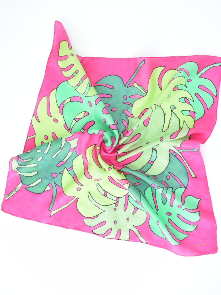 RitzySilk's tweet photo. Excited to share the latest addition to my #etsy shop: Monstera leaf scarf, pink scarf, pink bandana https://t.co/qxtk8BrIid #pink #swisscheeseplant #monsterascarf #monsteradeliciosa #tropicalsilkscarf #tropicalcolorsgift #tropicalmomgift #pinkscarf #pinkgreenbandana https://t.co/Yt88obf6zu
