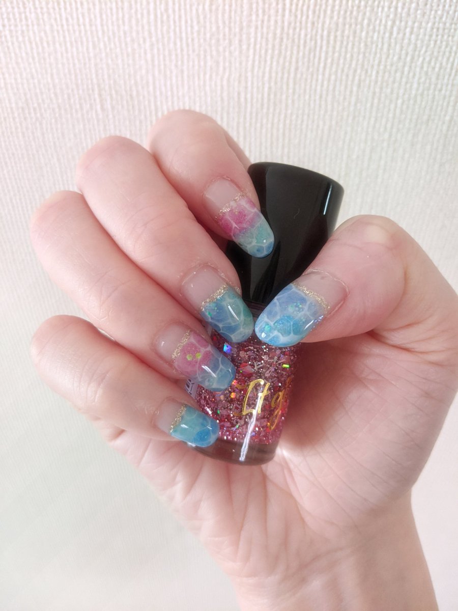 まめだいふく 久しぶりにセルフネイル ᴗ ドロップネイルにチャレンジ 春を越えて夏っぽいネイルになってしまった ꇴ セルフネイル ジェルネイル ドロップネイル まめだいふく 久しぶりにセルフネイル ᴗ ドロップネイルにチャレンジ 春を越えて夏っぽいネイルになってしまった ꇴ セルフネイル ジェルネイル ドロップネイル