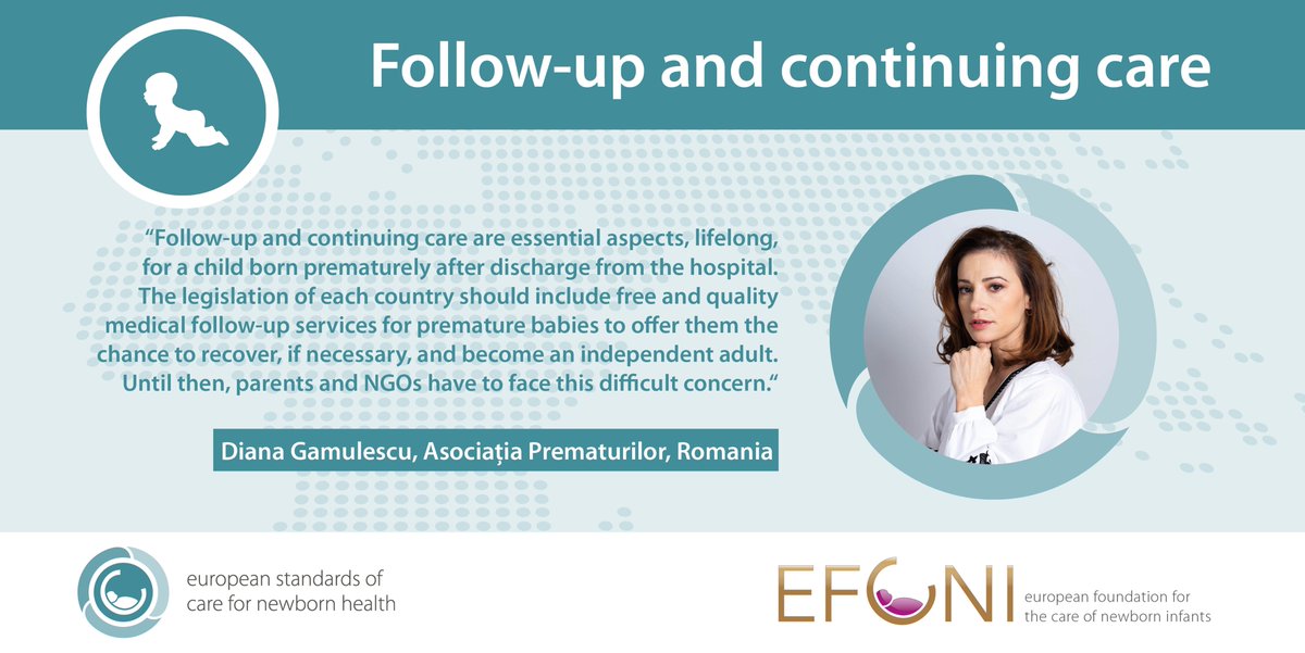 gfcni_newborn's tweet photo. Diana Gamulescu from Asociatia Prematurilor advocates for quality care after discharge for all infants born preterm who are in need for follow-up care! Read more: https://t.co/Xe4vM8bxUA
#BetterStandardsBetterOutcomes #11Months11Topics #MyKeyDemand #FollowUp https://t.co/UH2QK8XCLz