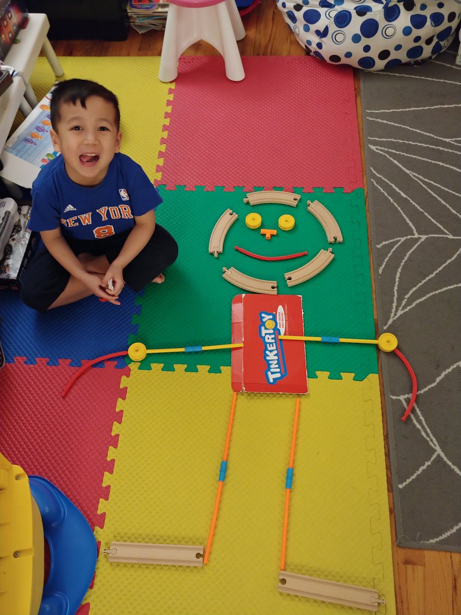 District20PreK's tweet photo. Mat Man! Self portraits! Mrs. Obaraโs class from Z075 has it all happening! https://t.co/R63tRA5bB6