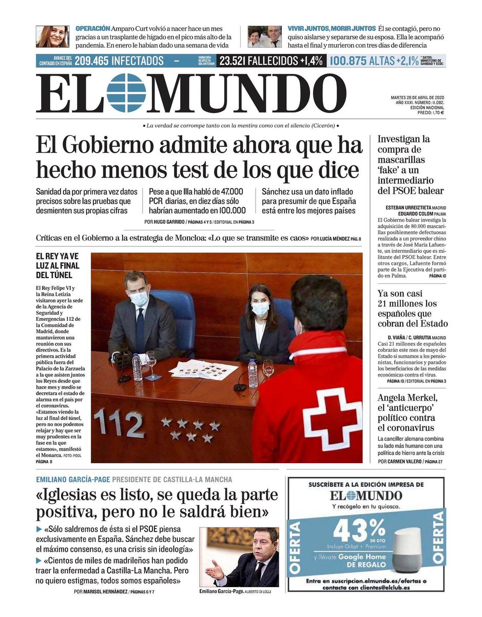 Martitaruiz's tweet image. ¡Vaya por Dios! 

¿Qué se han hecho menos test de los que el Gobierno decía? No me lo esperaba.