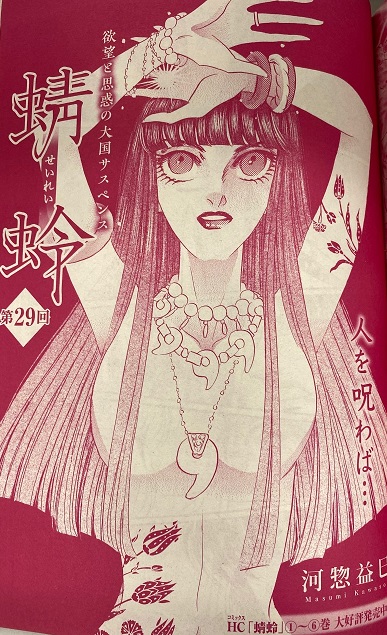 メロディ編集部 白泉社 メロディ6月号本日発売 河惣益巳 蜻蛉 第29話掲載 父の呪詛を解いた弥夜が後見らのもとへ戻ると アルデシールとナガルに行きあい