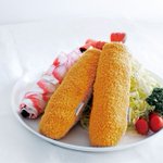 雨の日の憂うつな気持ちをカラッと吹き飛ばしてくれそう？「エビフライ折りたたみ傘」が意外とオシャレ。