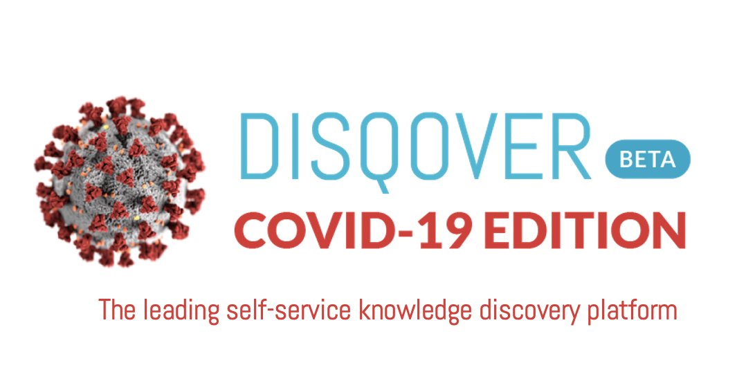 #DISQOVERCOVID19Edition Webinar and Q&amp;A; register and join our live session to learn how to keep yourself up to date with the rapidly evolving global knowledge base about #COVID19.  lnkd.in/gsk9FGH
