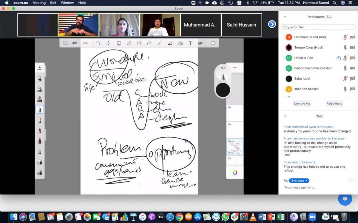 theturningforce's tweet photo. #HappeningNow
Understand, commit to, accept and embrace change to ease the transition to ‘the new normal’. @confiz is having a super interactive session with @jaliawala.
Would you also like to explore our virtual sessions? Write to us: torque@theturningforce.com
#RemoteLearning https://t.co/sJR69cM7nx