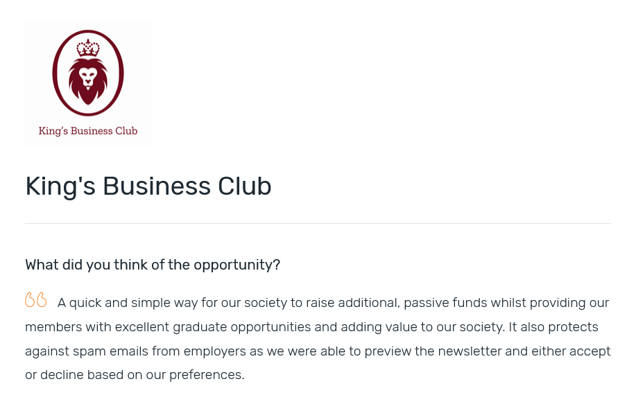 Take a look at the success stories from societies who are registered with <a href="/Kaampus/">Kaampus</a> 🥳🥳 #societysponsorship