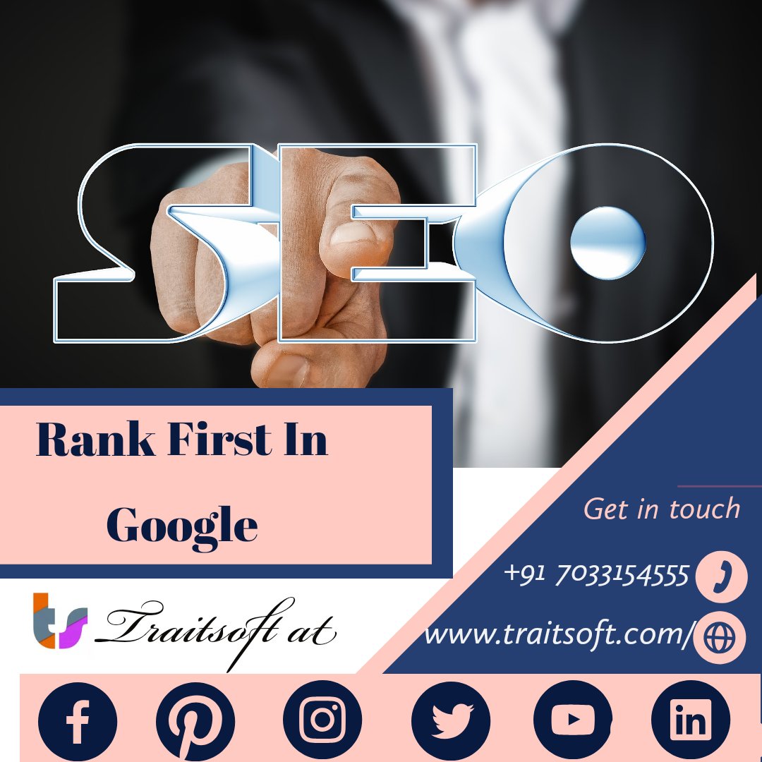 traitsoft's tweet photo. When you are talking about improving your brand visibility worldwide and generate more traffic, your first choice will be SEO.
For more https://t.co/cHqG1JZ2F3
.
#SEO #rankinfirst #googlerank #traitsoft #smm #twittermarketing #DigitalMarketingServices #Entrepreneur #Website https://t.co/i73ONMSllj