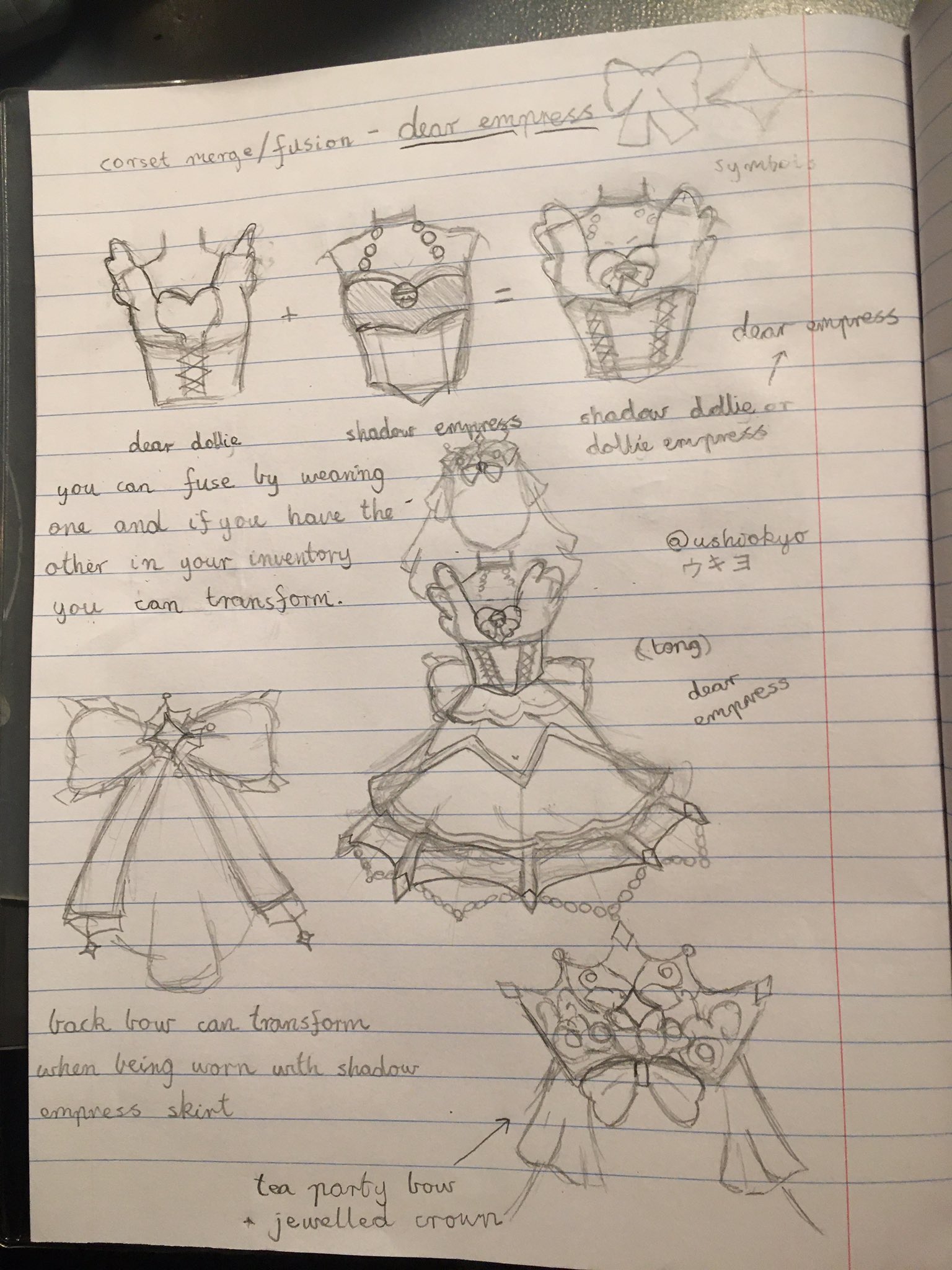 I drew one of my Royale High outfits from memory