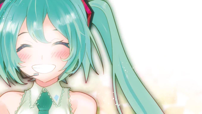 神さまのような絵師ではないですし頑張れているかも分かりません。でもミクさんもイラストも好きで今の活動を続けたいと思っています。これからも描いたイラストを見ていただけましたら幸せです。いつもありがとうございます。 